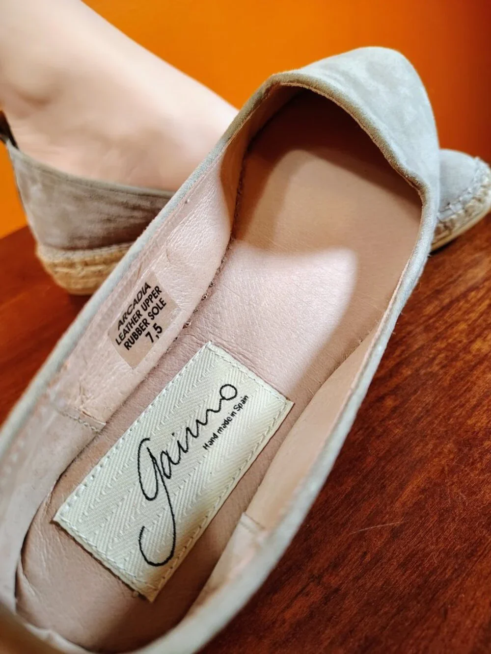 NWOT! ✨ Gaimo Arcadia Handmade Suede Espadrille Loafers